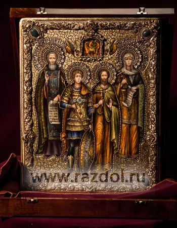 Сергий Радонежский, Георгий Победоносец, Артемий Антиохийский, Наталия Никомедийская